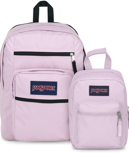 Big Student Bundle Rugzak in Roze